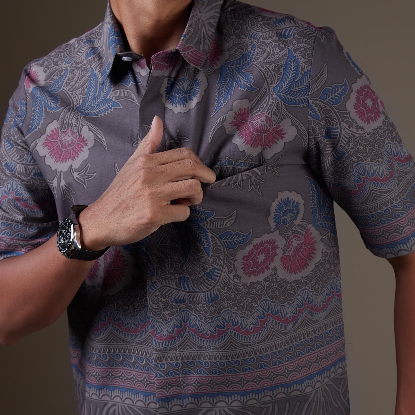 Gerabu - Mandalas Kemeja Batik Pria Premium Lengan Pendek