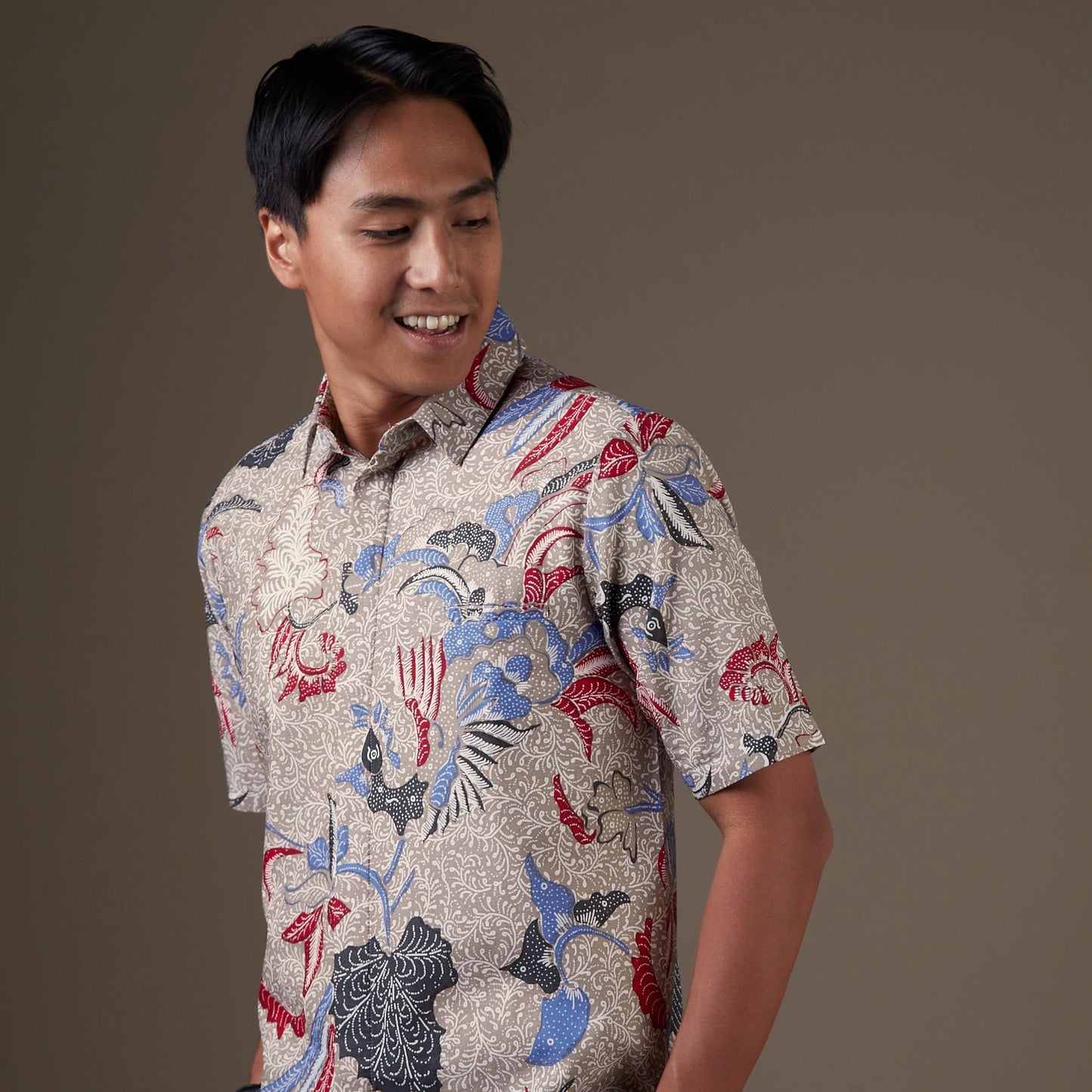 Canaria - Mandalas Kemeja Batik Pria Premium Lengan Pendek