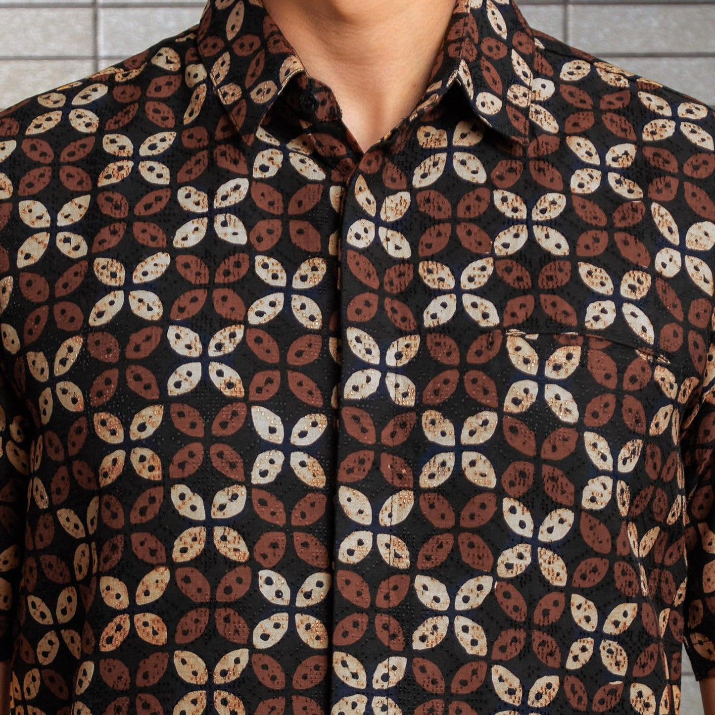 Kujang - Mandalas Kemeja Batik Pria Premium Lengan Pendek