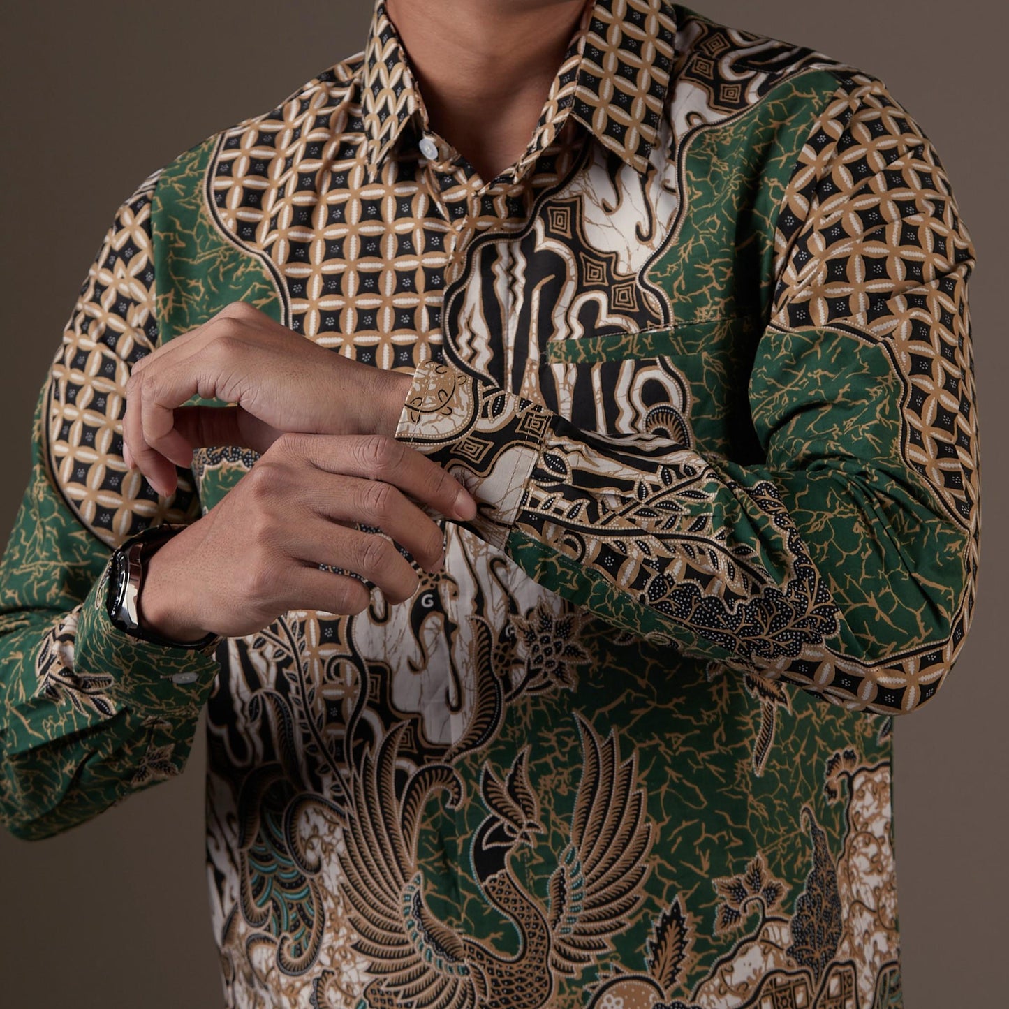 Josari - Mandalas Kemeja Batik Pria Premium Lengan Panjang