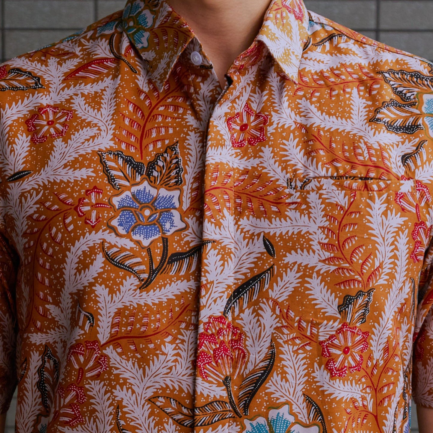 Gantamas - Mandalas Kemeja Batik Pria Premium Lengan Pendek