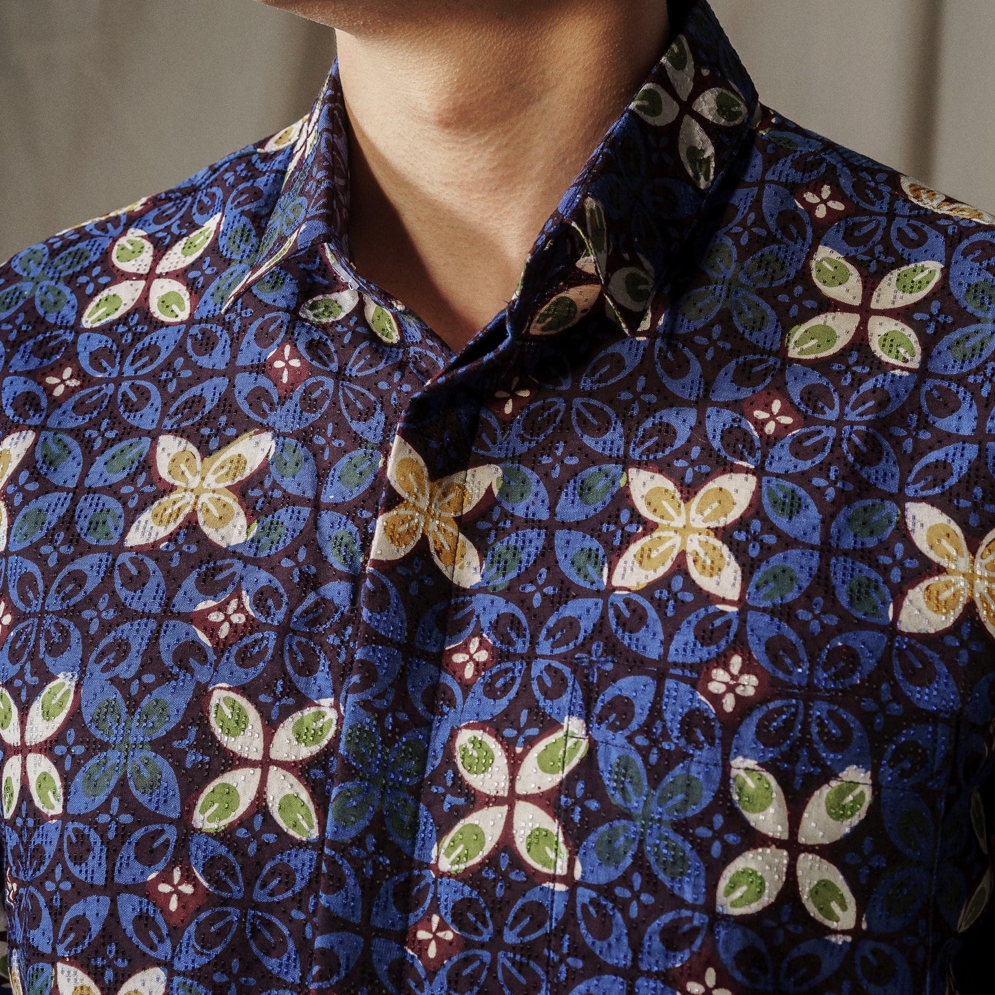 Hikaru - Mandalas Kemeja Batik Pria Premium Lengan Pendek