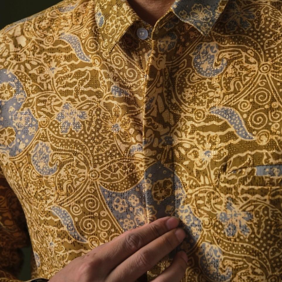 Kemuning - Mandalas Kemeja Batik Pria Premium Lengan Panjang