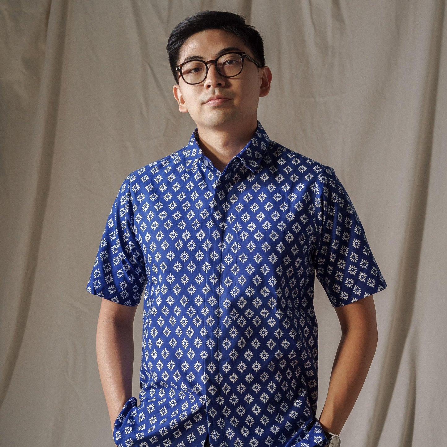 Katara - Mandalas Kemeja Batik Pria Premium Lengan Pendek