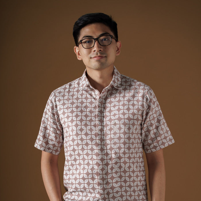 Kawamon - Mandalas Kemeja Batik Pria Premium Lengan Pendek