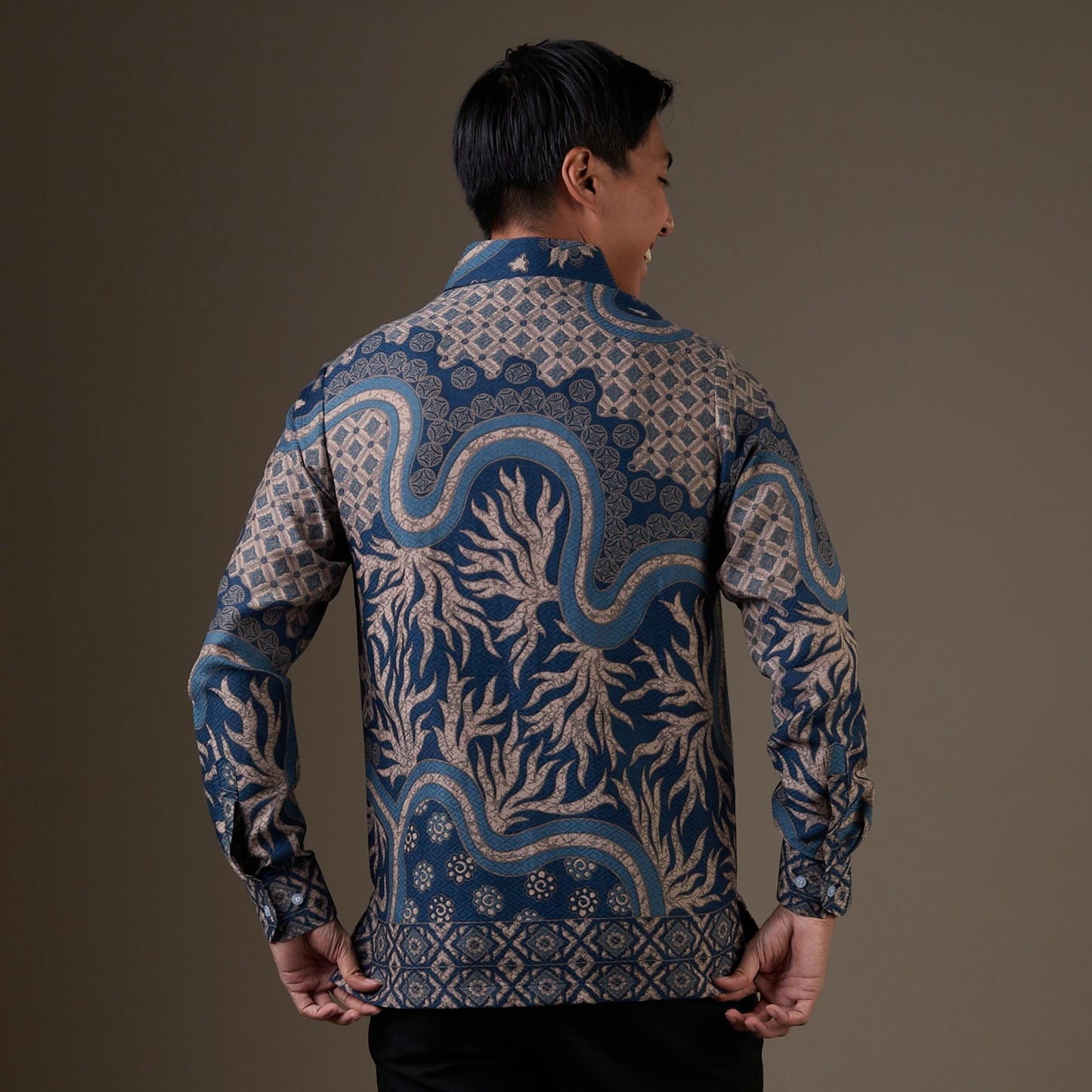 Sonako - Mandalas Kemeja Batik Pria Premium Lengan Panjang