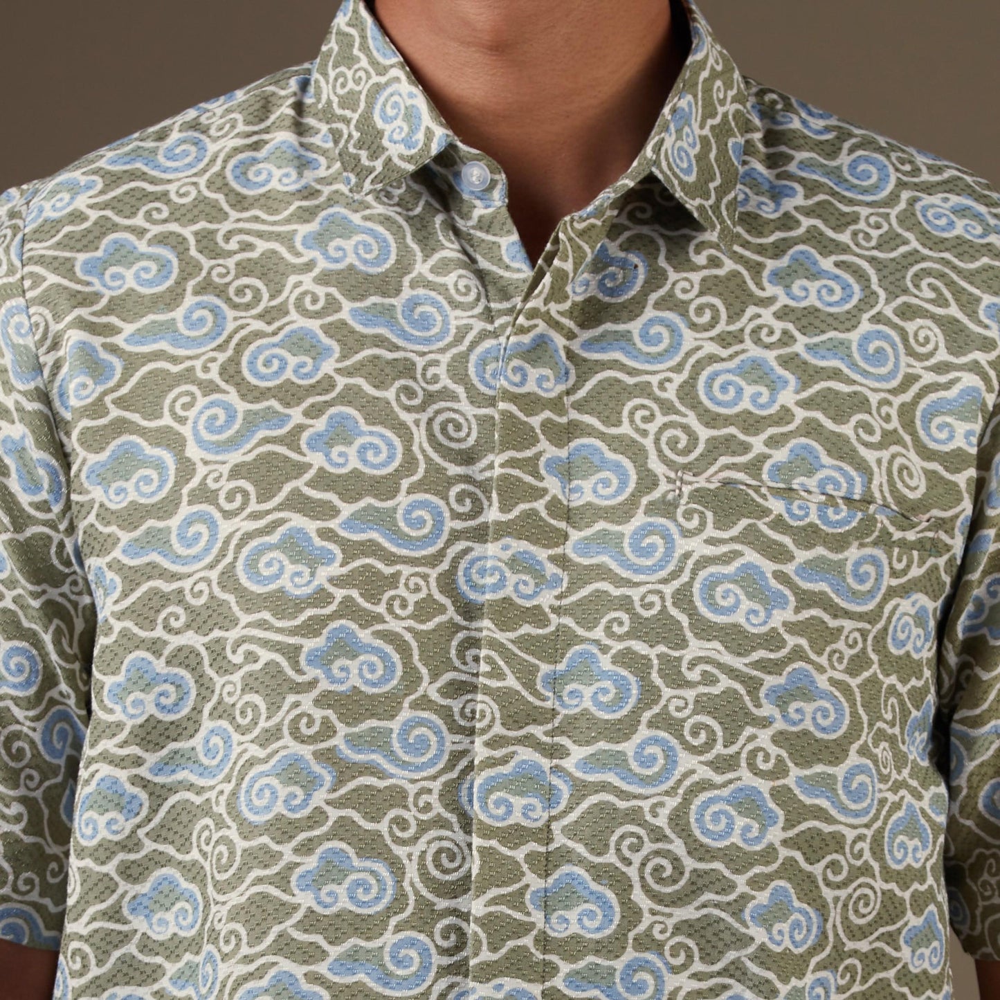 Grinawan - Mandalas Kemeja Batik Pria Premium Lengan Pendek