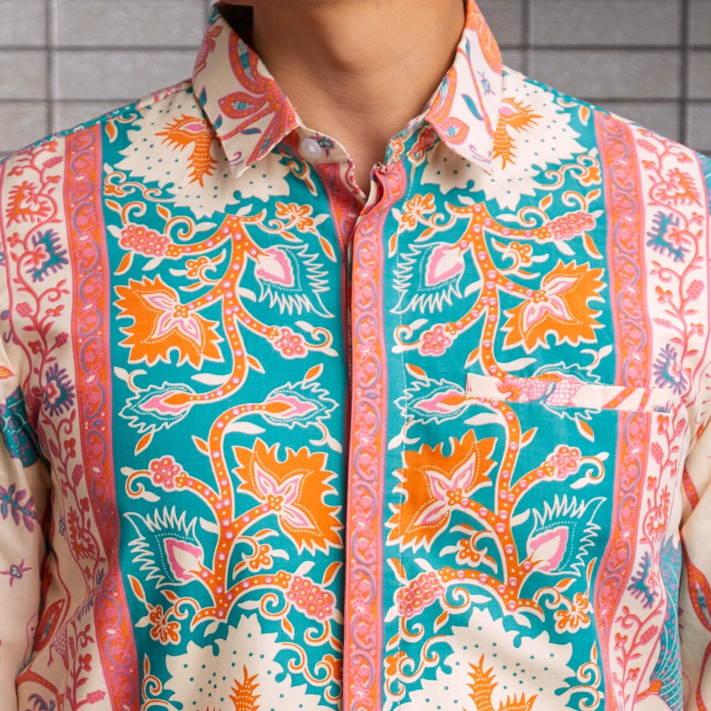 Padma - Mandalas Kemeja Batik Pria Premium Lengan Panjang
