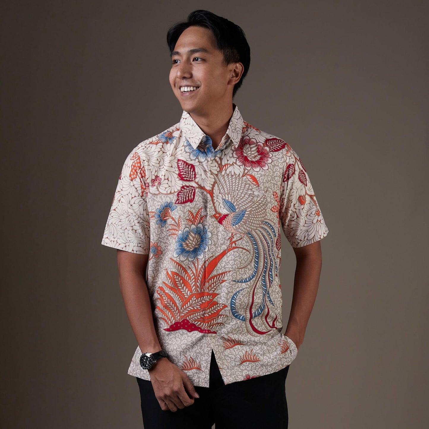 Mularum - Mandalas Kemeja Batik Pria Premium Lengan Pendek