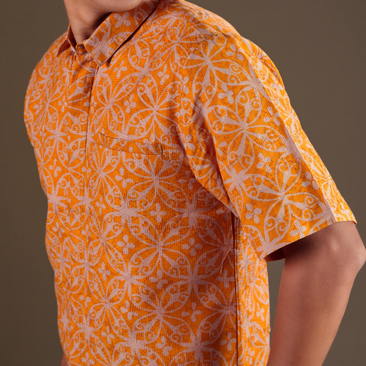 Kaning - Mandalas Kemeja Batik Pria Premium Lengan Pendek