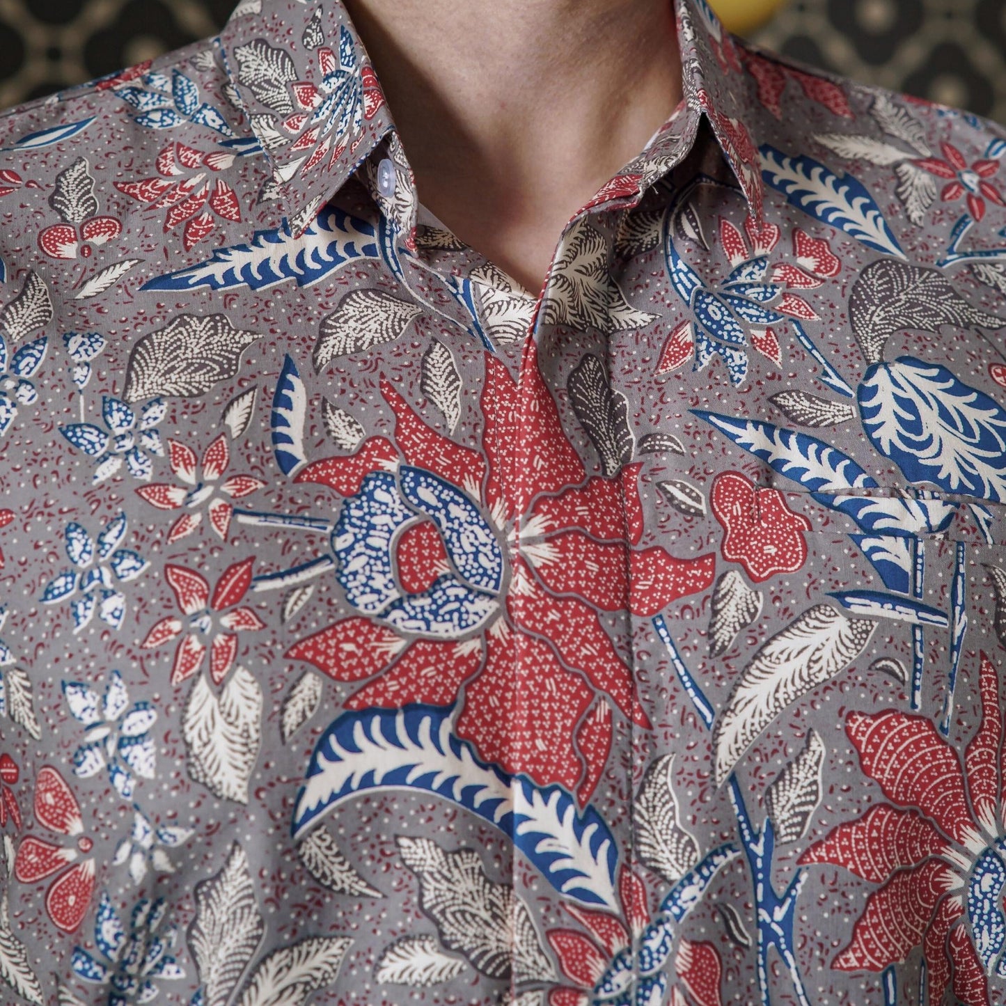 Nuvibu - Mandalas Kemeja Batik Pria Premium Lengan Pendek