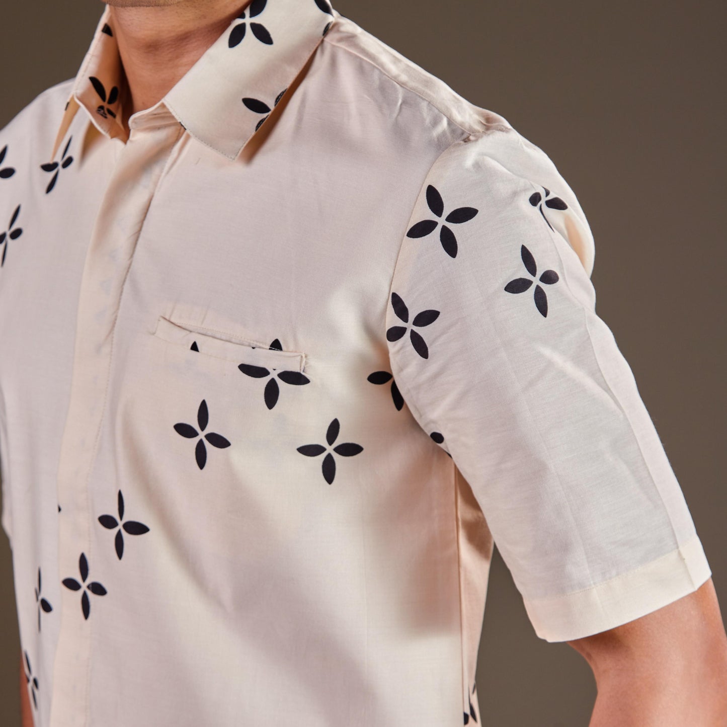 Nobi - Mandalas Premium Men's Short Sleeve Batik Shirt