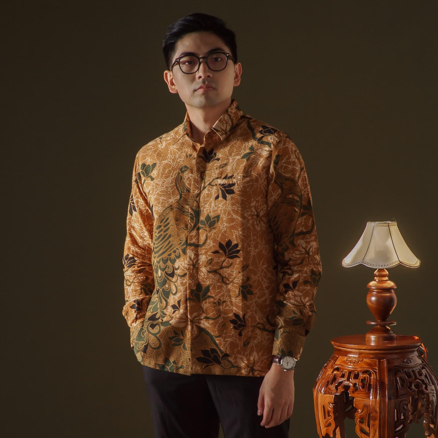 Vertit - Mandalas Kemeja Batik Pria Premium Lengan Panjang