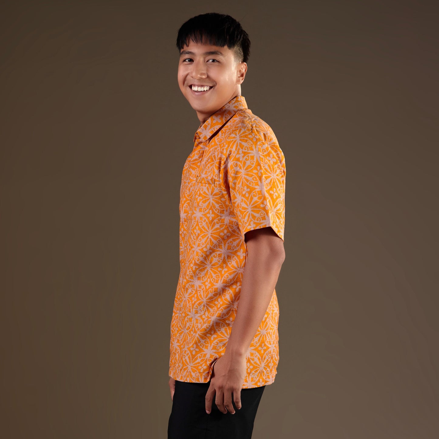 Kaning - Mandalas Kemeja Batik Pria Premium Lengan Pendek