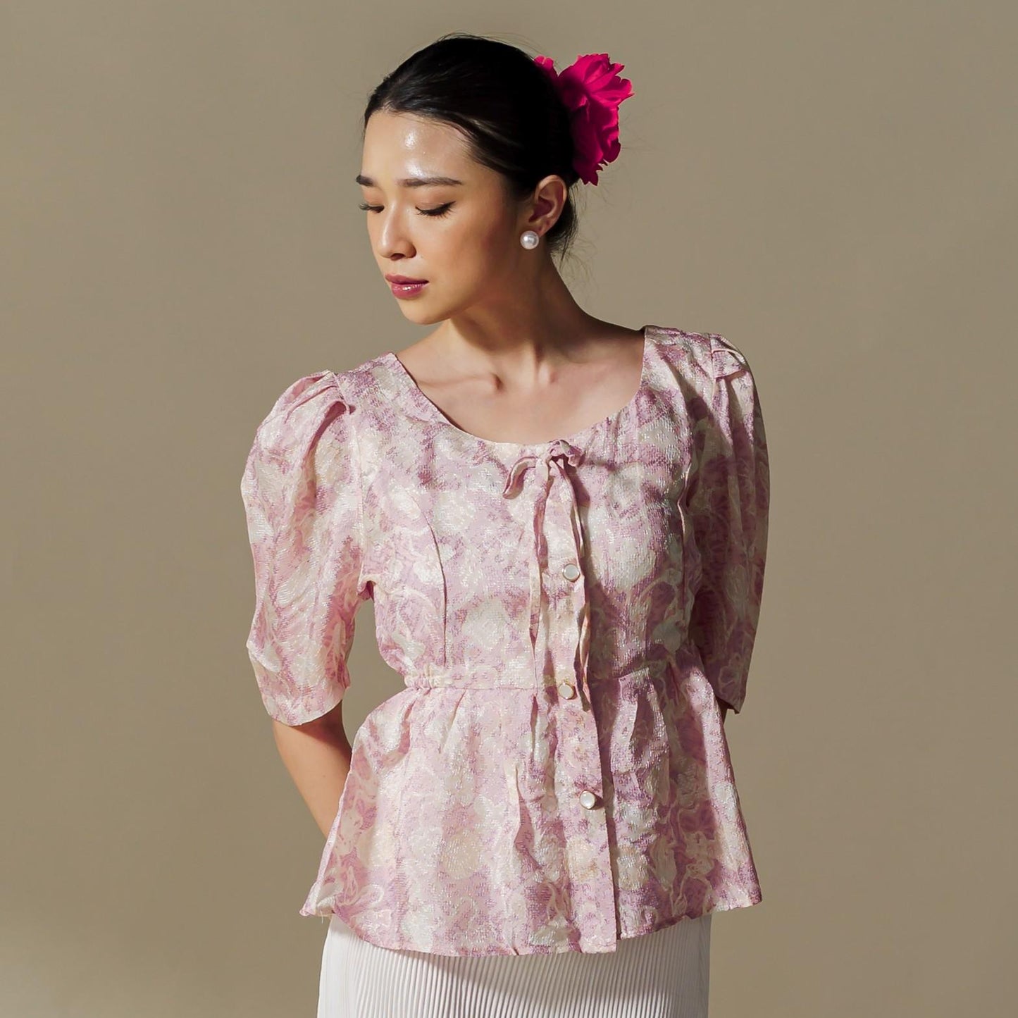 Kania Short Sleeve - Mandalas Modern Outerwear Women's Babydoll Top
