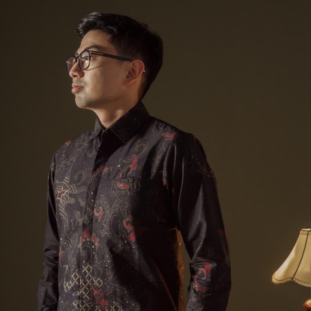 Kalisto - Mandalas Kemeja Batik Pria Premium Lengan Panjang