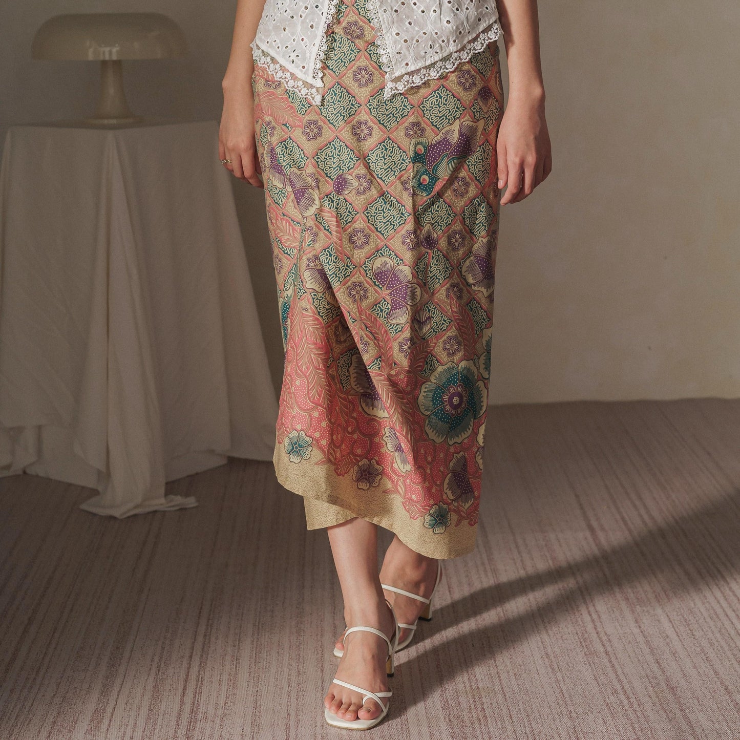 Dara - Mandalas Premium Women's Batik Wrap Skirt