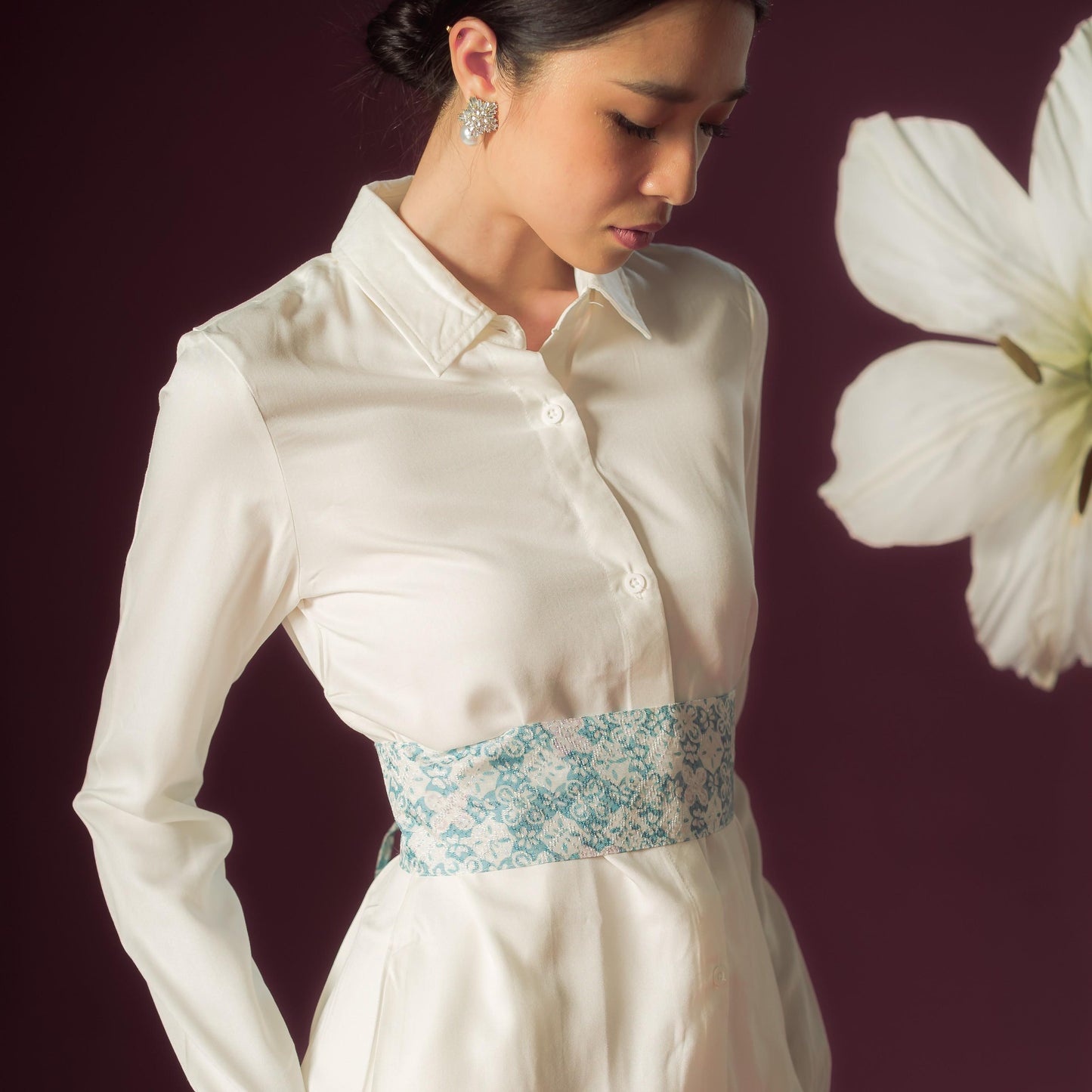 Lili - Mandalas Obi Belt Batik Premium Ikat Pinggang Sabuk Wanita