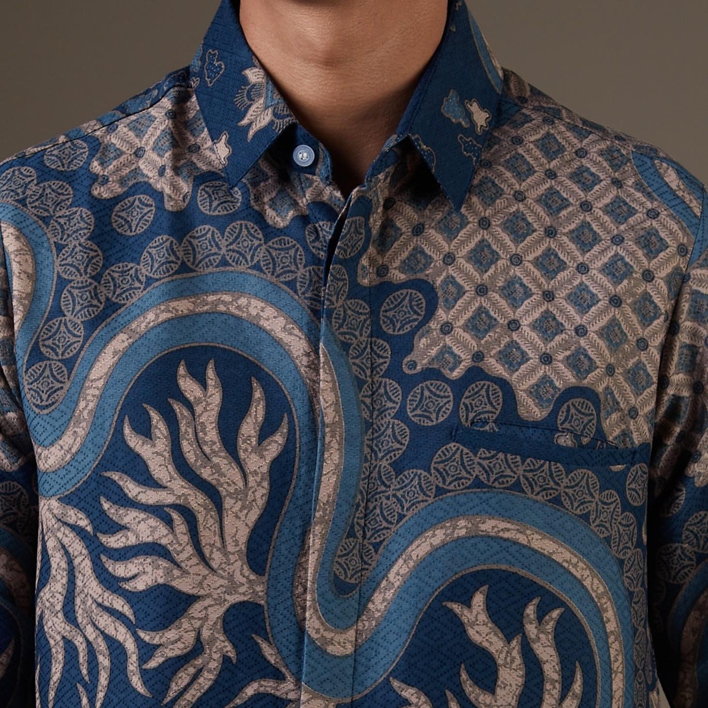 Sonako - Mandalas Kemeja Batik Pria Premium Lengan Panjang