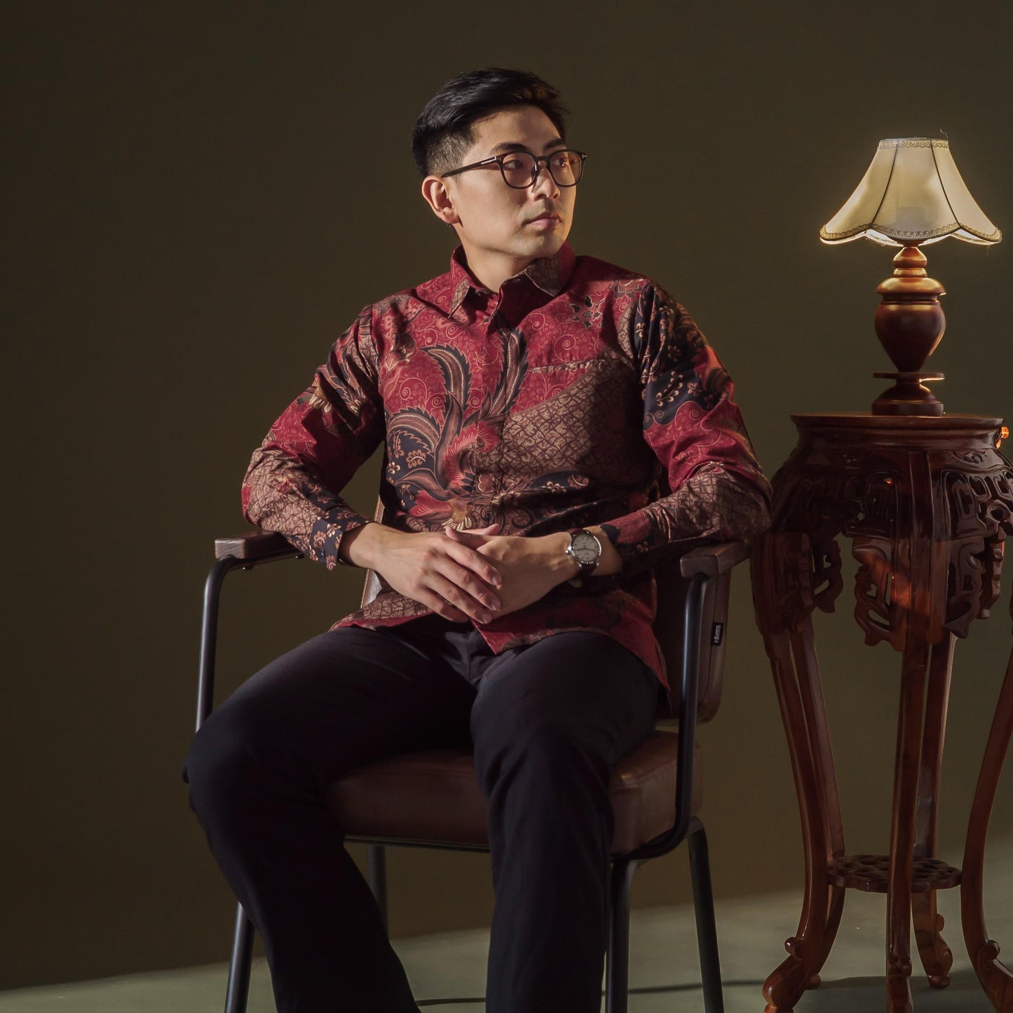 Lesmana - Mandalas Kemeja Batik Pria Premium Lengan Panjang