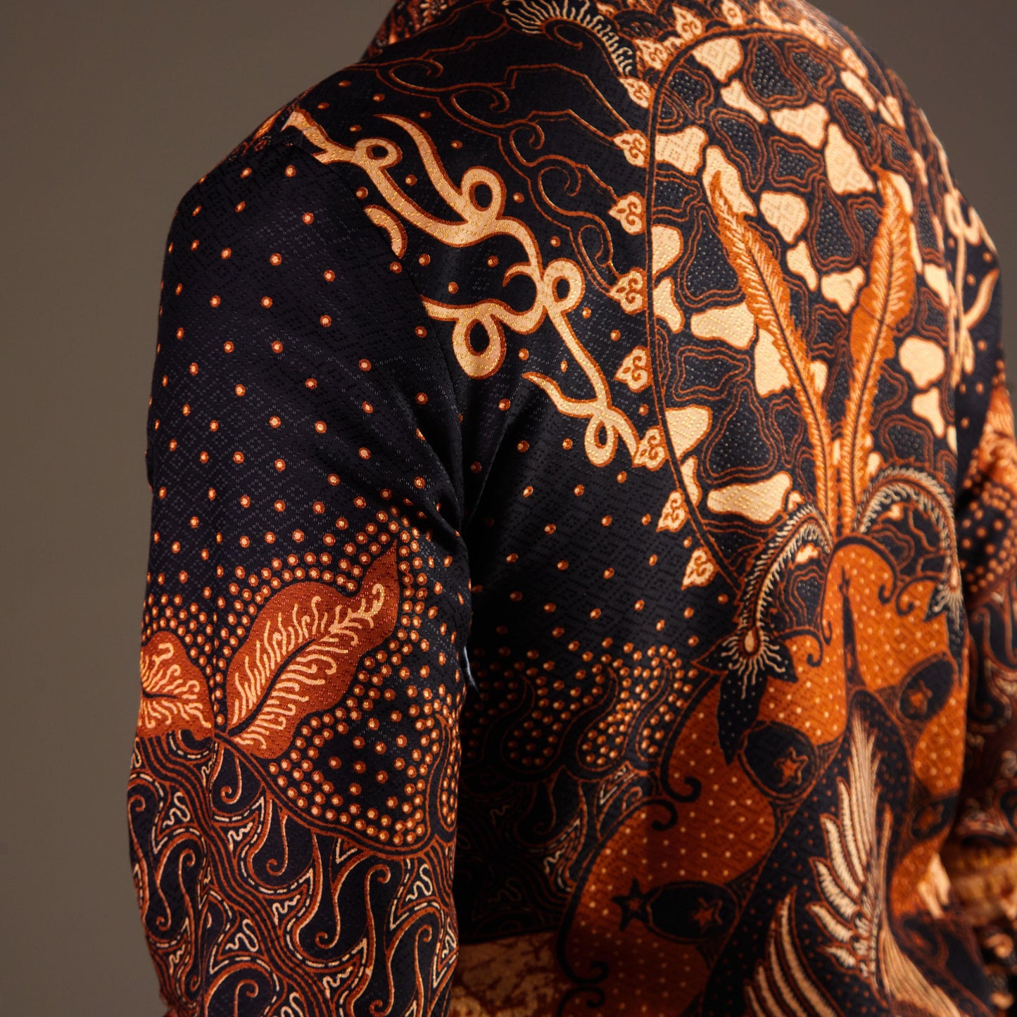 Sentana - Mandalas Premium Men's Long Sleeve Batik Shirt