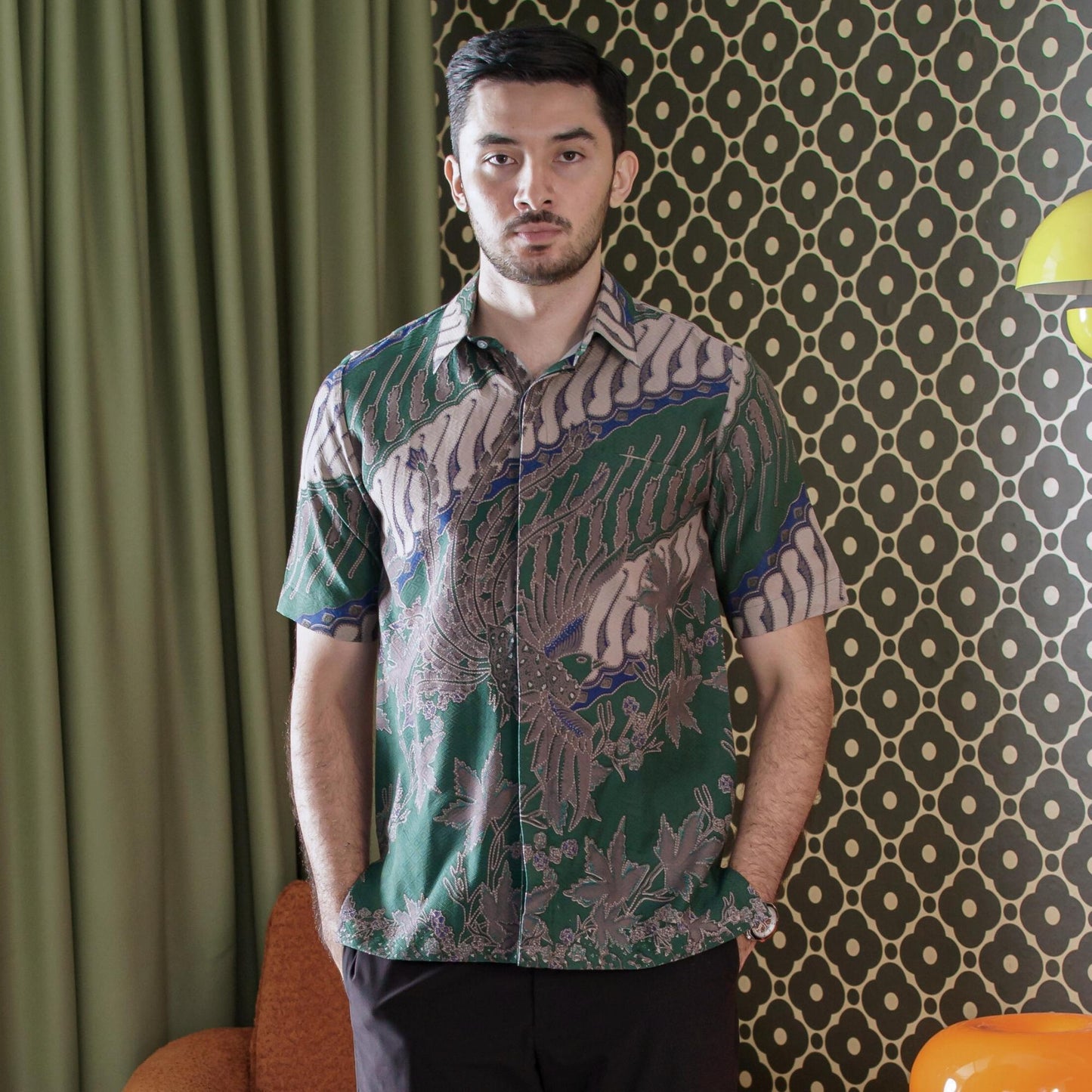 Raijo - Mandalas Kemeja Batik Pria Premium Lengan Pendek