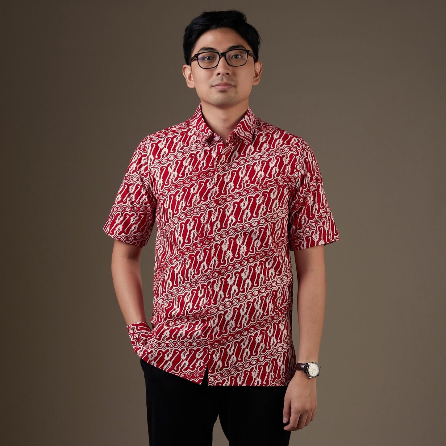 Ragane - Mandalas Kemeja Batik Pria Premium Lengan Pendek