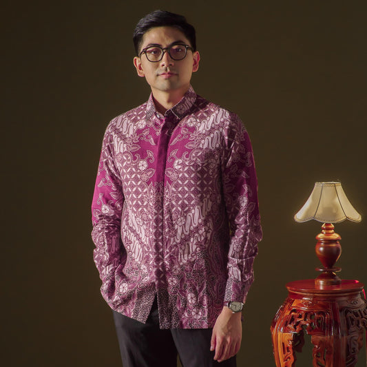 Medura - Mandalas Kemeja Batik Pria Premium Lengan Panjang