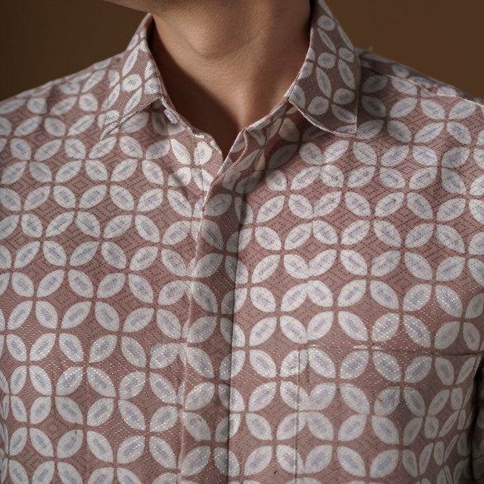 Kawamon - Mandalas Kemeja Batik Pria Premium Lengan Pendek