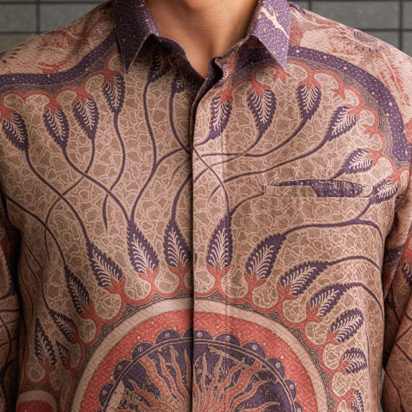 Marbu - Mandalas Kemeja Batik Pria Premium Lengan Panjang