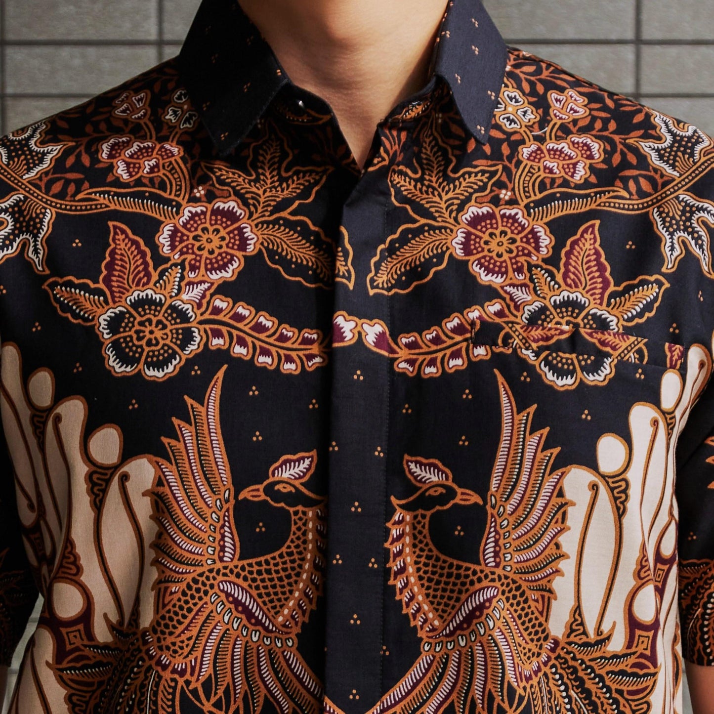 Ugraha - Mandalas Kemeja Batik Pria Premium Lengan Pendek