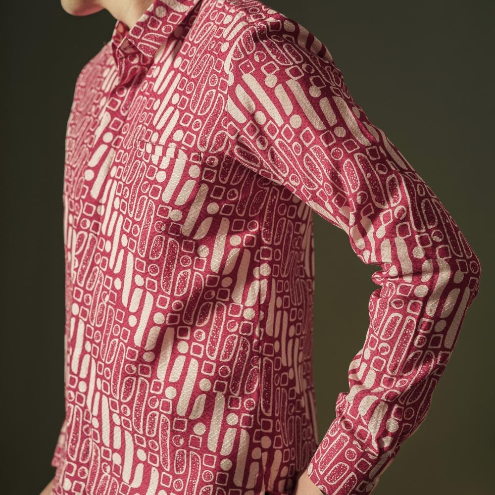 Bonaka - Mandalas Premium Men's Long Sleeve Batik Shirt