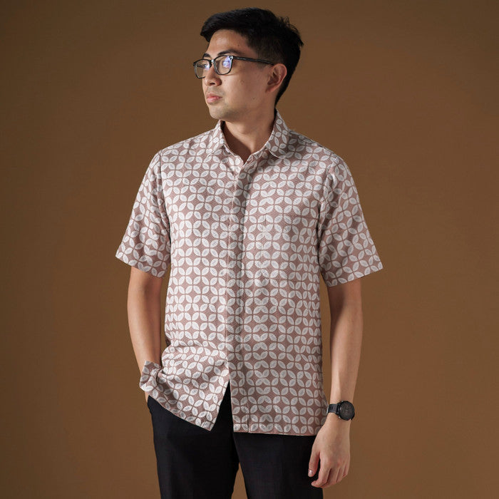 Kawamon - Mandalas Kemeja Batik Pria Premium Lengan Pendek