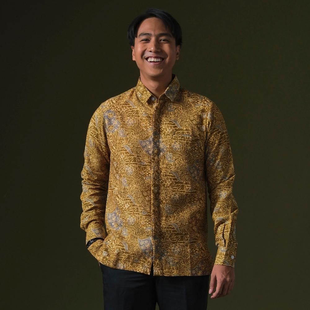 Kemuning - Mandalas Kemeja Batik Pria Premium Lengan Panjang
