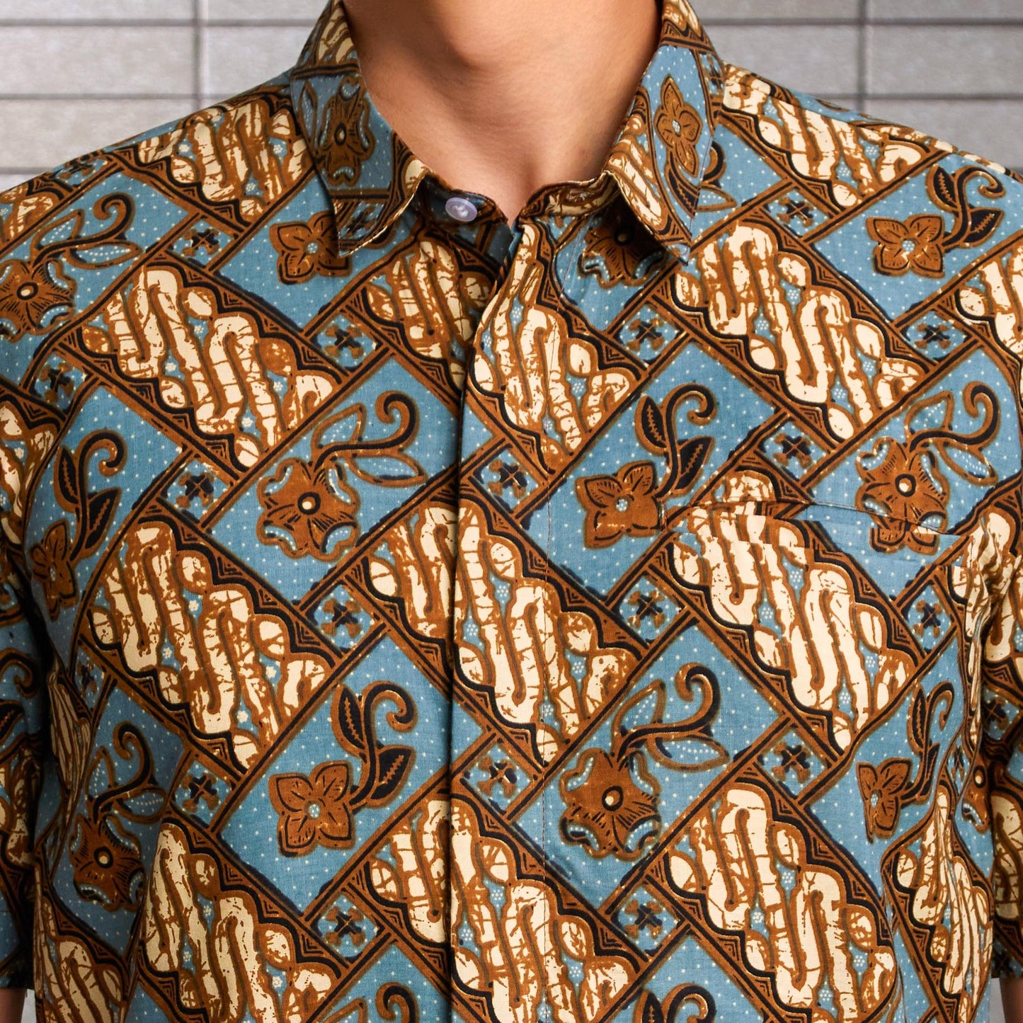 Kotatera - Mandalas Kemeja Batik Pria Premium Lengan Pendek