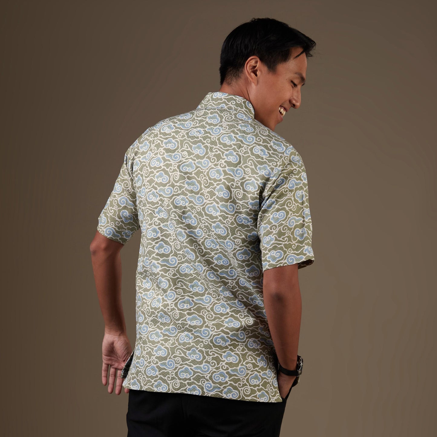 Grinawan - Mandalas Kemeja Batik Pria Premium Lengan Pendek