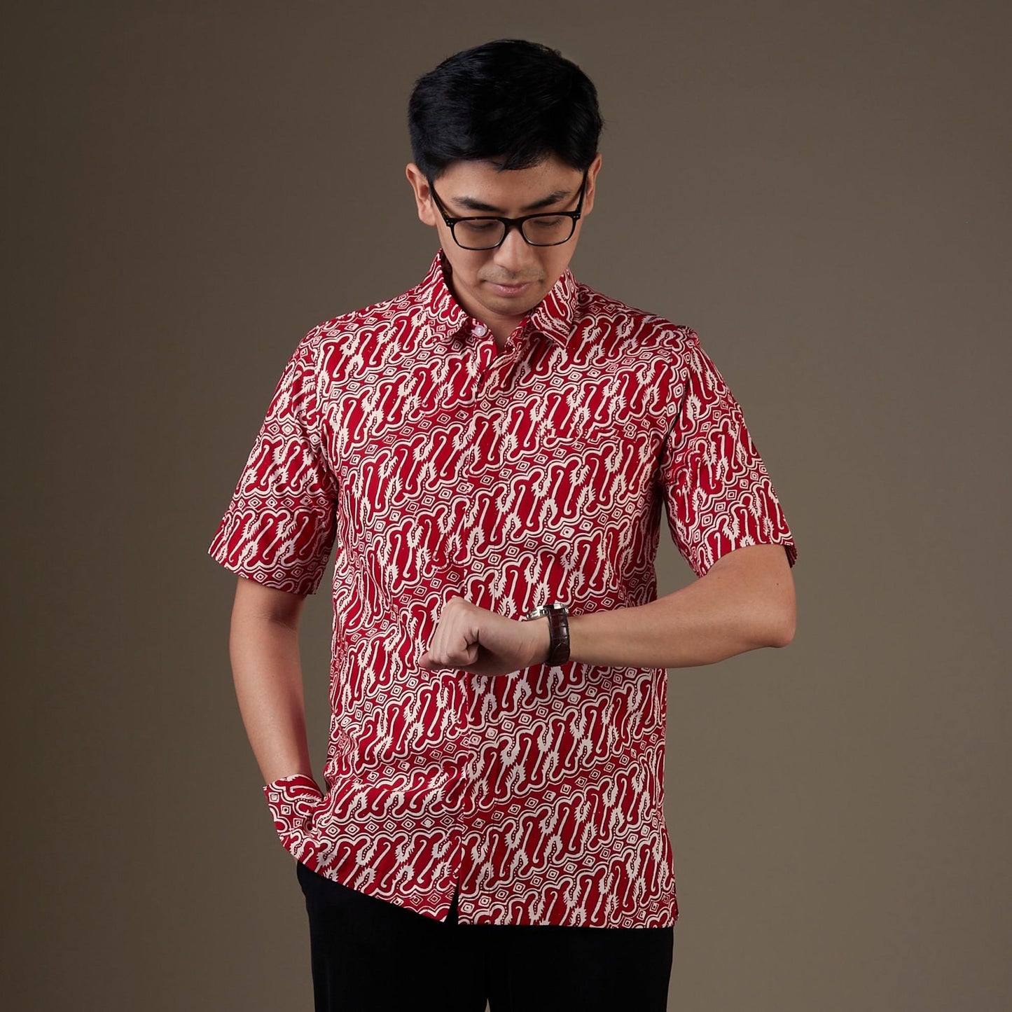 Ragane - Mandalas Kemeja Batik Pria Premium Lengan Pendek