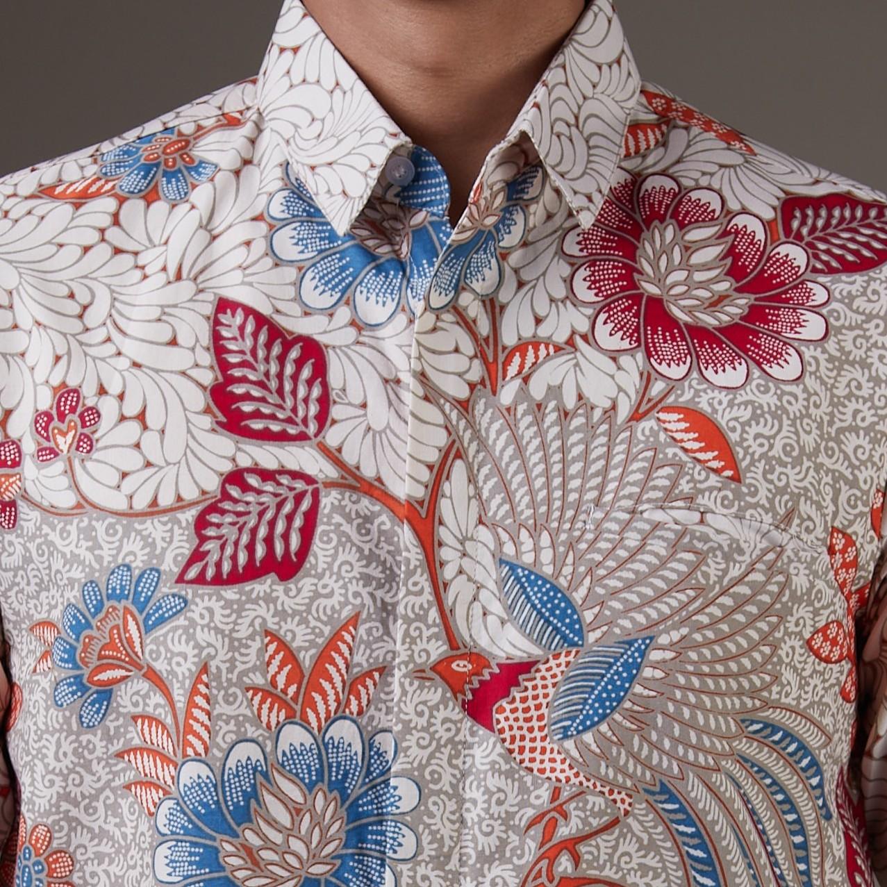 Mularum - Mandalas Kemeja Batik Pria Premium Lengan Pendek