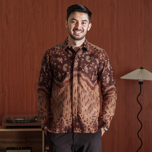 Ramadi - Mandalas Kemeja Batik Pria Premium Lengan Panjang