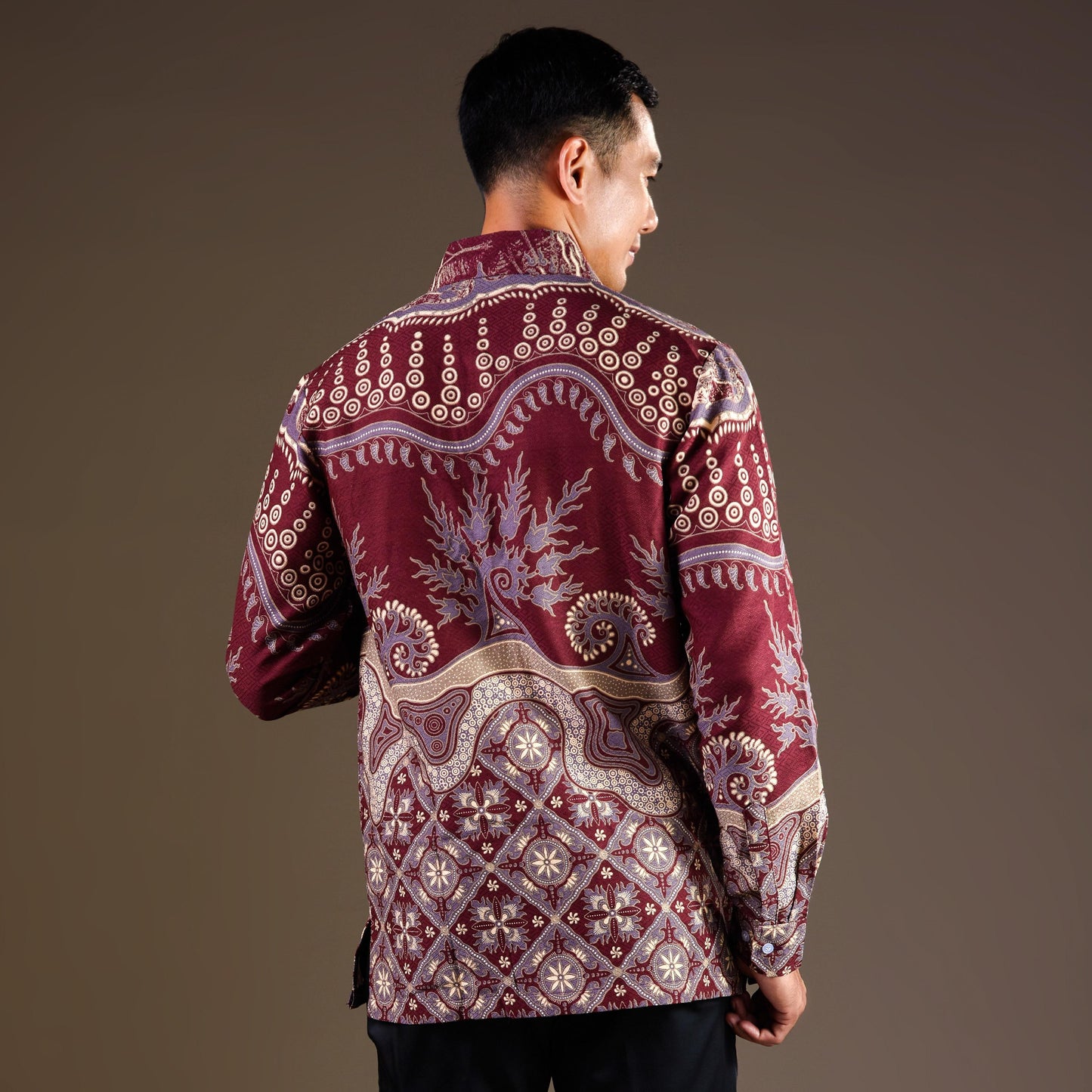 Nagadara - Mandalas Kemeja Batik Pria Premium Lengan Panjang