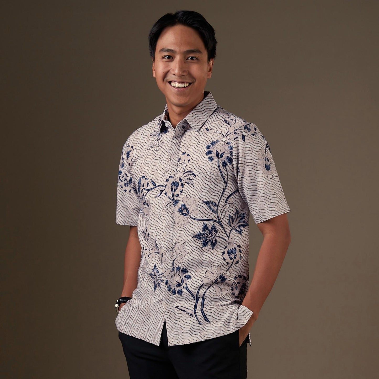 Natami - Mandalas Kemeja Batik Pria Premium Lengan Pendek