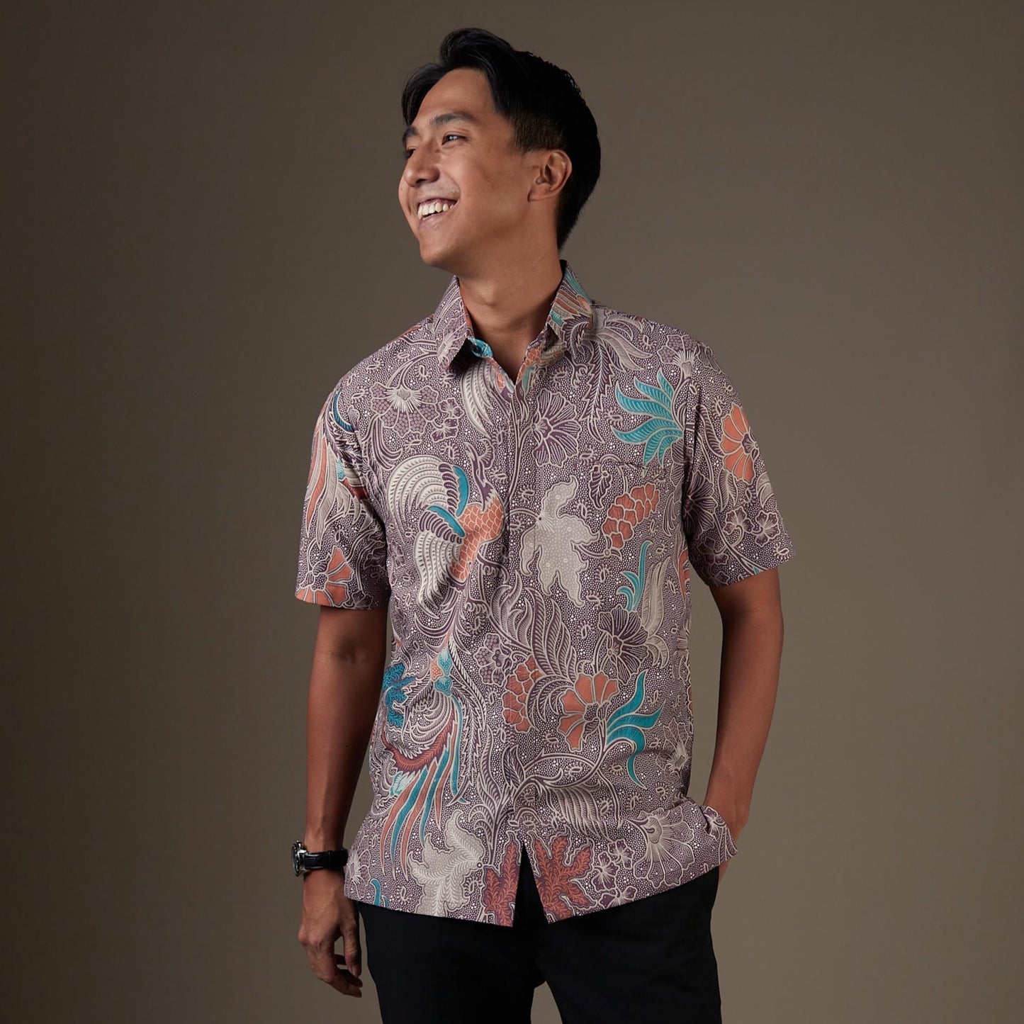 Alamanda - Mandalas Kemeja Batik Pria Premium Lengan Pendek