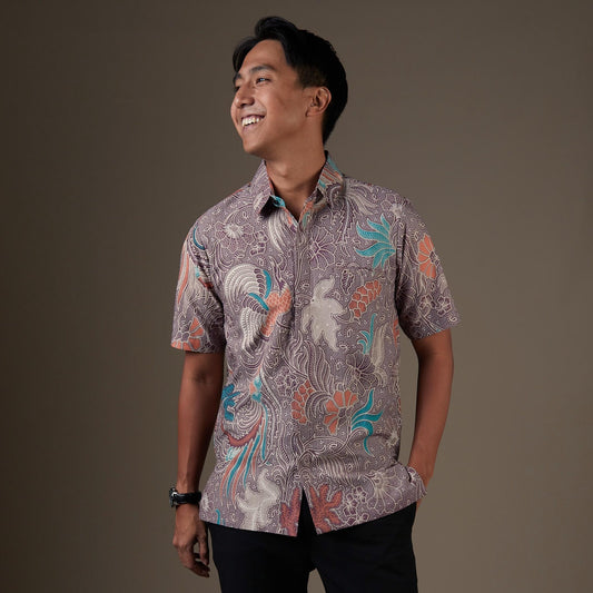 Alamanda - Mandalas Kemeja Batik Pria Premium Lengan Pendek