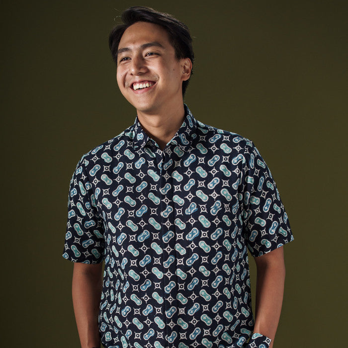 Mitang - Mandalas Kemeja Batik Pria Premium Lengan Pendek
