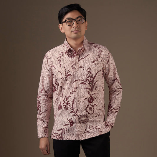 Marum - Mandalas Kemeja Batik Pria Premium Lengan Panjang