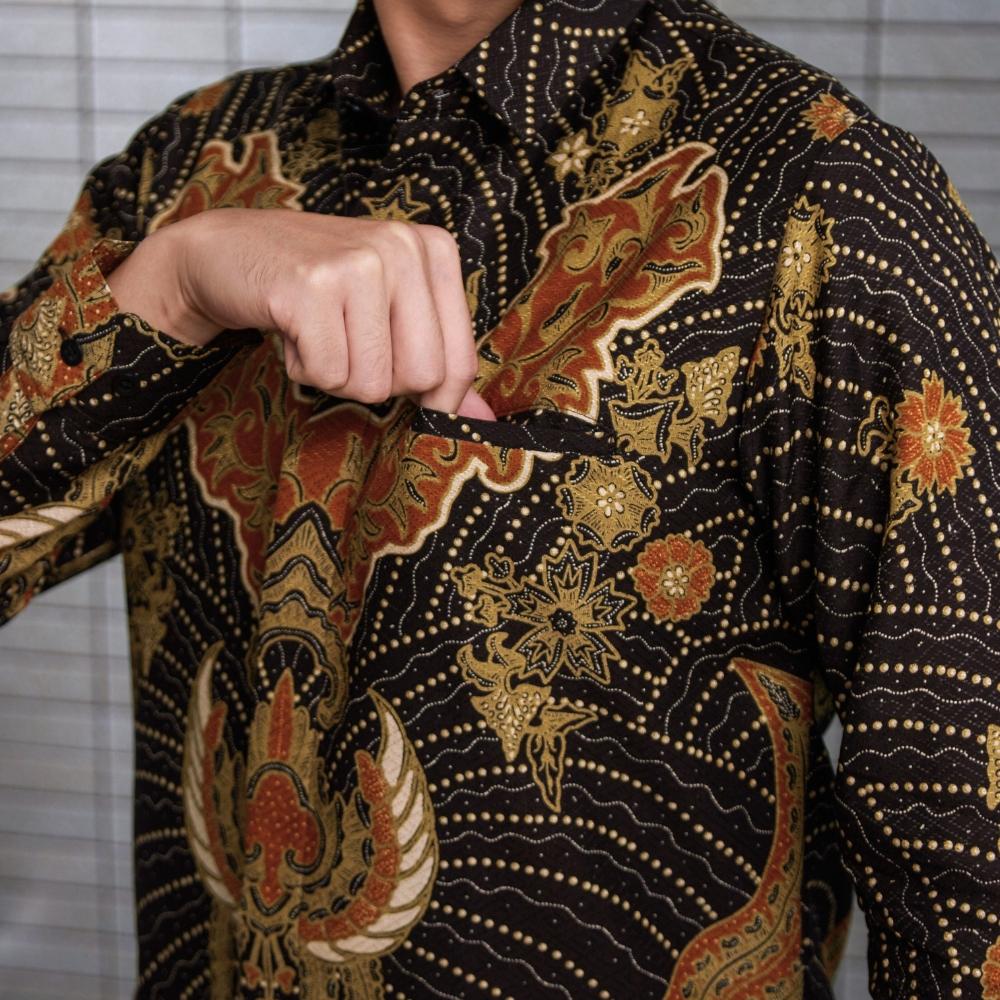 Gariyan - Mandalas Kemeja Batik Pria Premium Lengan Panjang