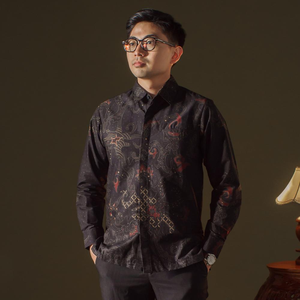 Kalisto - Mandalas Kemeja Batik Pria Premium Lengan Panjang