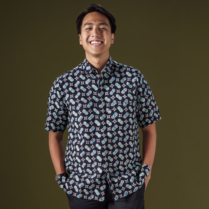Mitang - Mandalas Kemeja Batik Pria Premium Lengan Pendek