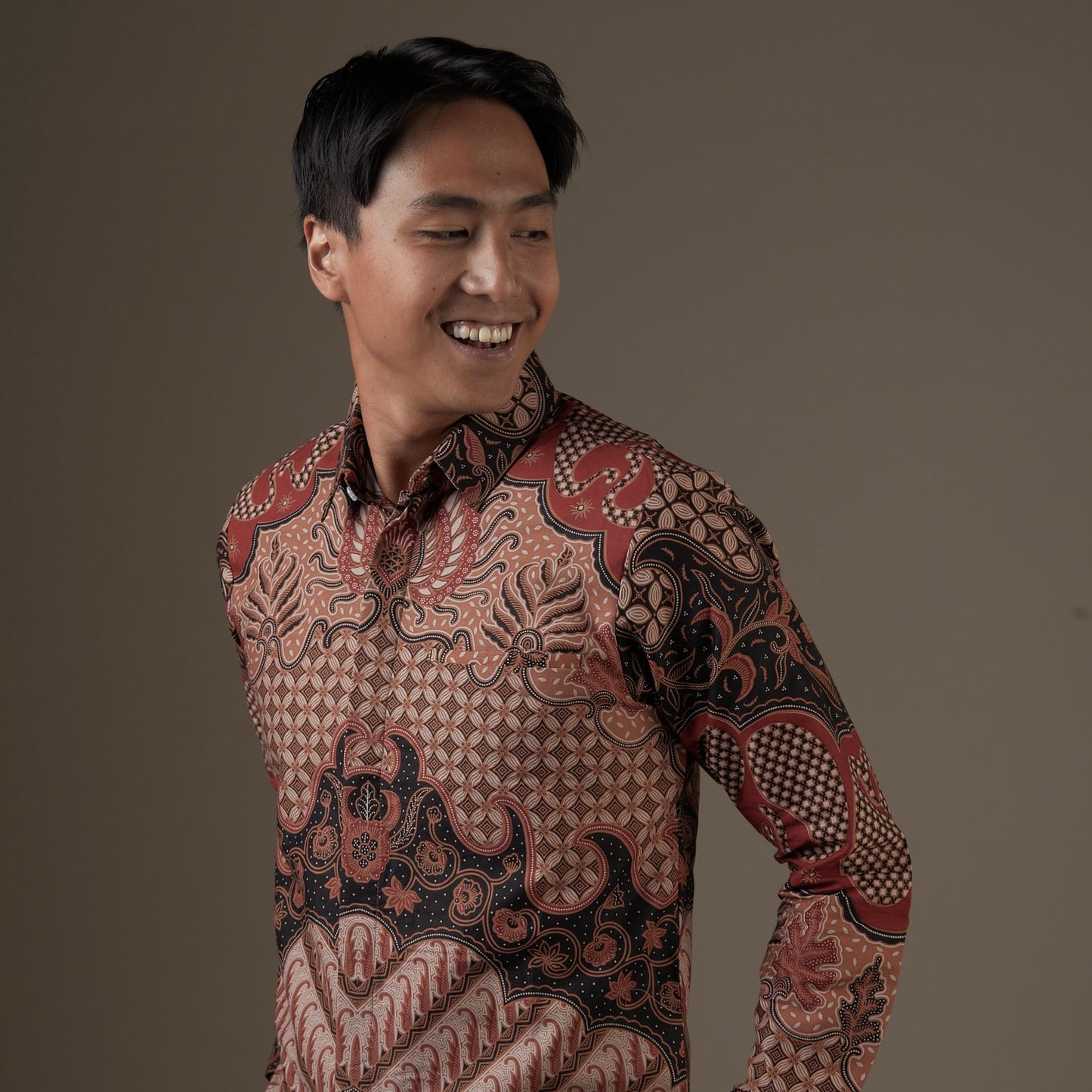 Golla - Mandalas Kemeja Batik Pria Premium Lengan Panjang