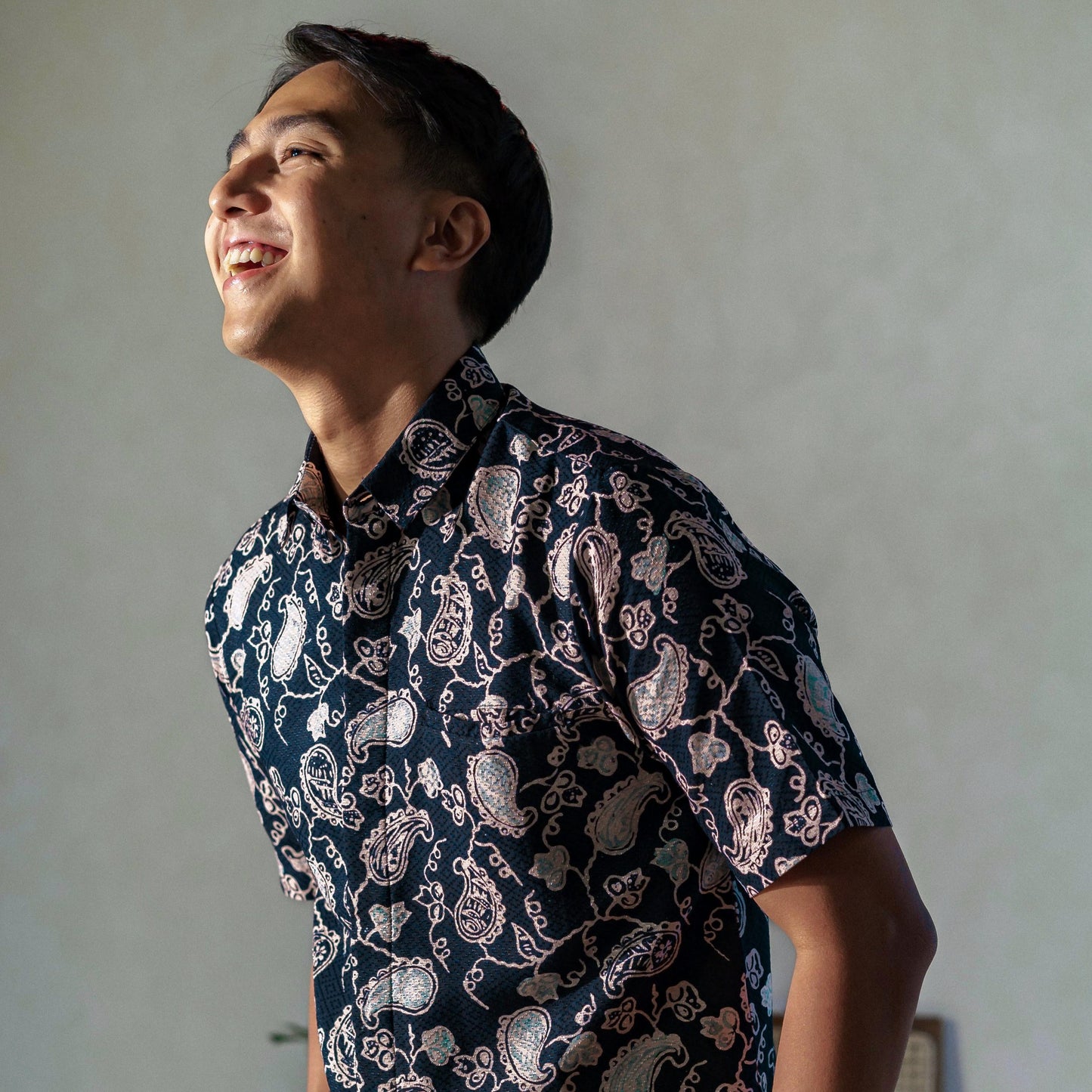 Butasaka - Mandalas Premium Men's Short Sleeve Batik Shirt